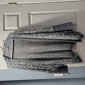 Dolman fuzzy cardigan